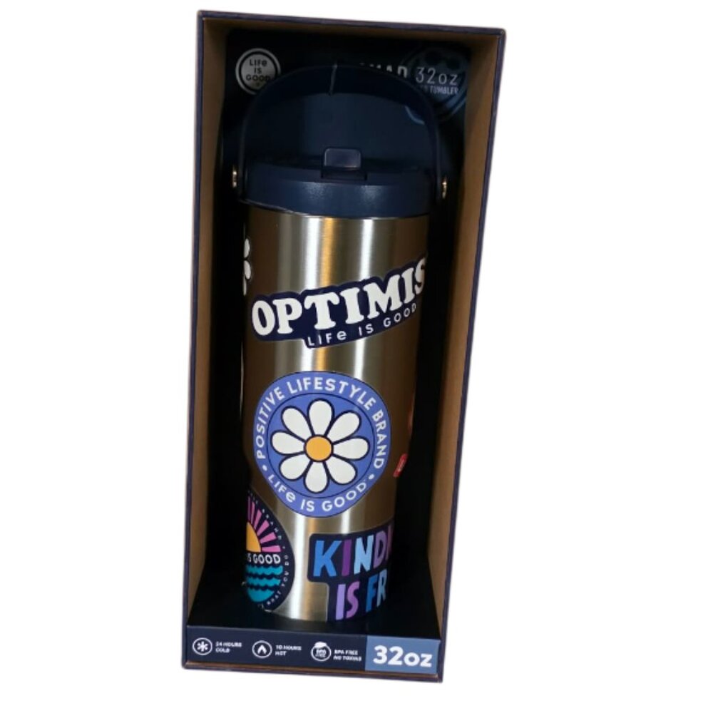 Life is Good "Optimist Edition" Nomad 32oz Stainless Steel Tumbler